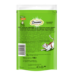 Dreamies лакомство для взрослых кошек курица и мята 140 г