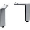 Geberit 500.367.00.1 Комплект ножек Smyle Square (2 шт.): H=15.1см, Глянцевый хром