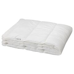Полутороспальное одеяло IKEA SAFFEROT (СЭФФЕРОТ), Стеганое, Всесезонное, Летнее, Белый, 150х200 см