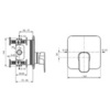 Ideal Standard Tonic II A6339AA Смеситель встраиваемый на 1 потребителя