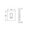 GROHE Skate Cosmopolitan 38784000 Клавиша смыва для писсуара