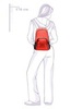 Рюкзак Asics BackPack (красный) - 4