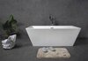 BelBagno BB60-1700-800 Отдельностоящая акриловая ванна в комплекте со сливом-переливом, 170x80, цвет: белый