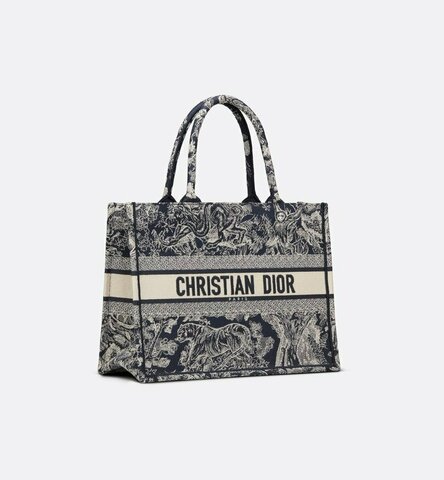 Сумка Dior Book Tote, модель маленького формата, женская, синий