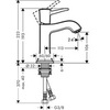 Hansgrohe Metropol Classic 31301090 Смеситель для раковины однорычажный