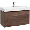 Aquanet Нью-Йорк 203949 Тумба под раковину, цвет: коричневый