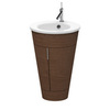 Duravit Starck 1 S1952001313 Тумба напольная 600x560xh825 мм, для раковины, с 2мя дверцами, 1 полка, цвет: american walnut