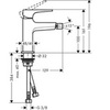Hansgrohe Metropol 74520000 Смеситель для биде однорычажный с донным клапаном