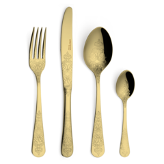 Набор столовых приборов на 6 персон, 24 предм.,CRISTEMA Antique (Португалия) арт.PEP-7800-24LD