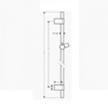 Hansgrohe Unica 28663000 Штанга душевая 105 см