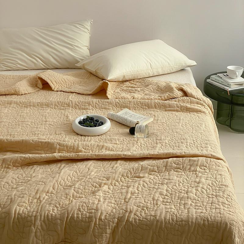 Плед Zephyr home Муслин 150х200 Желтый веточки