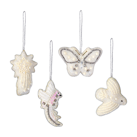 Фото: Набор елочных украшений christmas pearls из коллекции new year essential, 4 шт. - основной вид