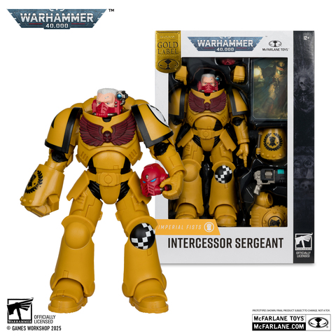 Фигурка McFarlane Toys Warhammer 40k: Intercessor Sergeant (Imperial Fist) (БАМП)