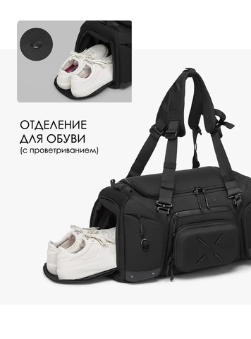 Картинка рюкзак для путешествий Ozuko 9834 Black - 4