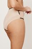 REBECCA BEIGE/BLACK Трусы высокие