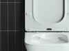 Ceramica Nova Mono CN1902 Подвесной унитаз c ультра тонким сидением с функцией плавного закрытия, цвет: белый