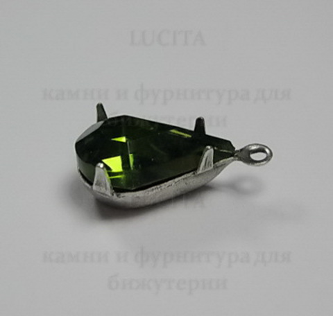 Ювелирные стразы Preciosa "Капля" Olivine (13х8 мм) ()