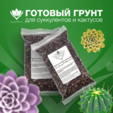 Готовый грунт для суккулентов и кактусов с шунгитом "EnjoyPlants" 1л