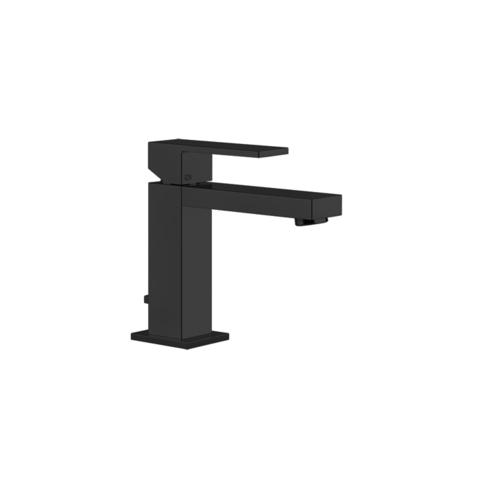 Gessi Rettangolo 20001#299 Смеситель для раковины на 1 отверстие с донным клапаном, цвет: черный
