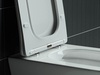Ceramica Nova Mono CN1902 Подвесной унитаз c ультра тонким сидением с функцией плавного закрытия, цвет: белый