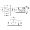 Duravit Starck 1 210090064 Чаша унитаза подвесного