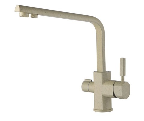 Смеситель KAISER Decor 40144-7 бежевый мрамор для кухни под фильтр