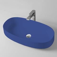 ArtCeram Cognac COL005 16 00 BLUE SAPPHIRE Раковина накладная, 68x35, цвет: синий фото