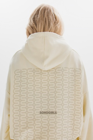 Худи PATTERNS VANILLA BISCUIT