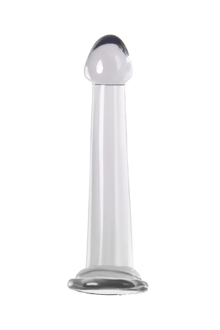 Нереалистичный фаллоимитатор TOYFA Basic Jelly Dildo S, TPE, прозрачный, 15,5 см