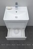 Aquanet 367322 Тумба с раковиной Вега 50 (Ирис T) 2 ящ. цв. белый глянец (367322)