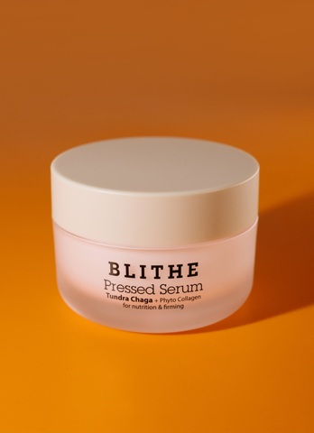 Blithe Pressed Serum Tundra Chaga Спрессованый крем-серум с экстрактом гриба чага для упругости 50мл
