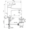 Ideal Standard Ceraplan BD232AA Смеситель H85 для раковины с металлическим донным клапаном