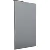 BelBagno UNO-L-1-TB-100-GR-GM Душевая перегородка универсальная с односторонним входом, стекло графит, профиль Оружейная сталь, 1000x2000 мм
