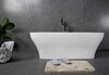 BelBagno BB73-1700-750 Отдельностоящая акриловая ванна в комплекте со сливом-переливом, цвет: белый