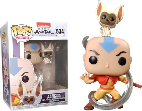 Funko POP! Avatar: The Last Airbender: Aang with Momo (534)