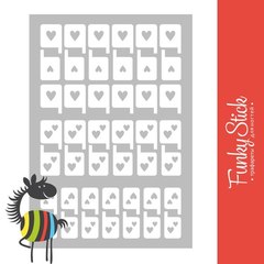 Трафареты для ногтей Love №3 Трафареты для ногтей Love №3