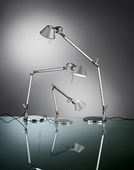 Настольная лампа Tolomeo Micro Table A011800 серебристый