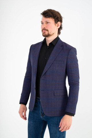 Пиджак мужской приталенный Slim Fit SLAVASIO 12/024