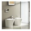 Ideal Standard Calla E233401 Напольное пристенное биде, отверстие под смеситель, с отверстием, с крепежом