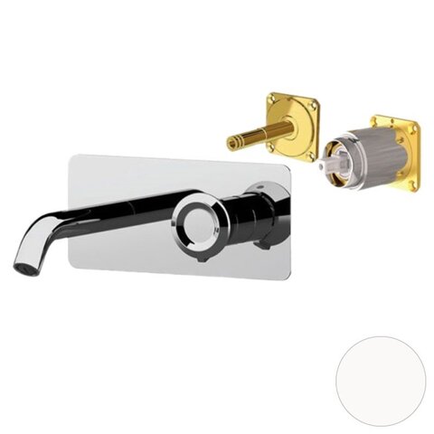 Remer Element ET15KBBO Смеситель для раковины, цвет: белый матовый
