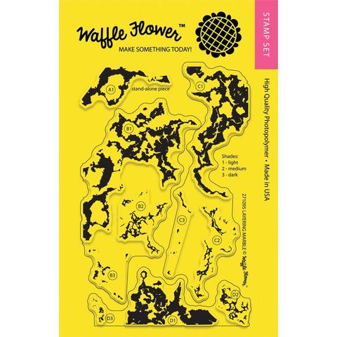 Набор штампов Waffle Flower Crafts Clear Stamps - Layering Marble