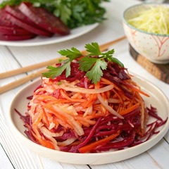 Капуста со свеклой по-корейски / 1 кг