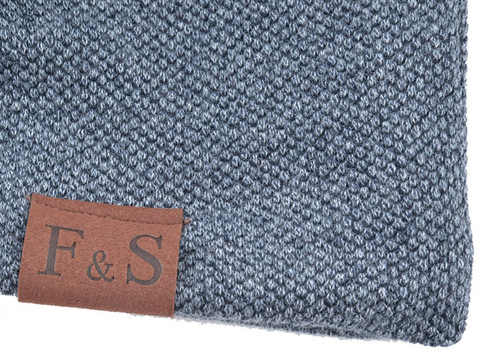 Картинка шапка-бини Skully Wear YZM-760-F navy - 7