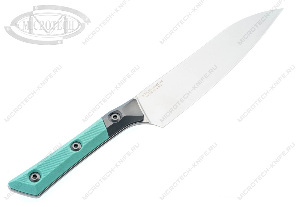 Нож Microtech Kitchen Utility 3400B-10CA Bolster Caribbean Blue