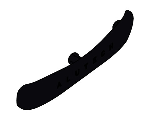 Крышка для комплекта ручек RLG004-02P (RAL 9005), RLG004.226.18 ALUTECH