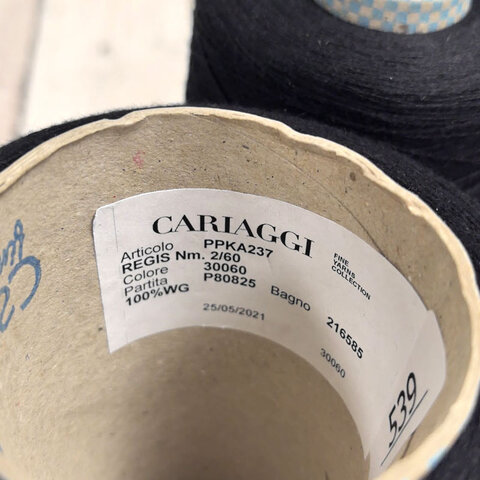 Викунья 100% CARIAGGI REGIS 2/60 черный