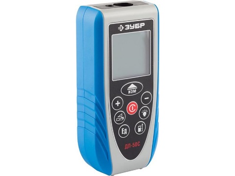 ЗУБР ДЛ-50, 50 м, лазерный дальномер, Профессионал (34925)