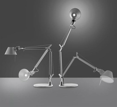 Настольная лампа Tolomeo Micro Table A011800 серебристый