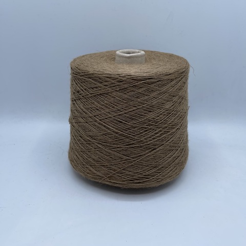 Бобинная пряжа (пр.Италия),art-Viscolino 450м / 100 гр. 40%Лен 60%Вискоза , цвет-Бежево-коричневый, арт.23668