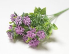 Искусственная зелень Цветочные шишечки , букет 5 веток, 30 см.